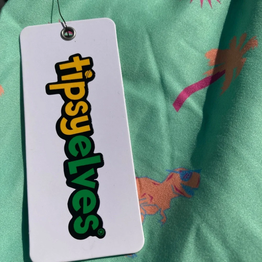 Tipsyelves Swim Trunks Dino Desert Size Large New